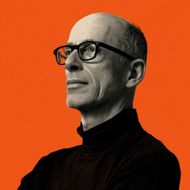 Erik Spiekermann style, Midjourney V8.2, render 4 of 4