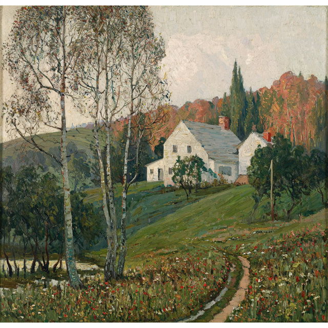 Ernest Lawson style, Midjourney V8.2, render 1 of 4
