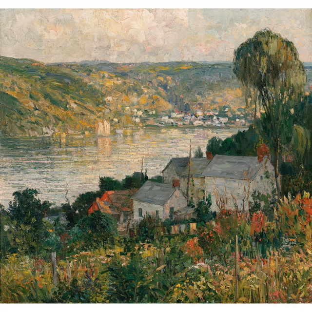 Ernest Lawson style, Midjourney V8.2, render 3 of 4