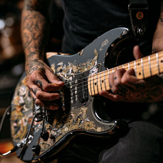 Ernie Ball style, Midjourney V8.2, render 2 of 4