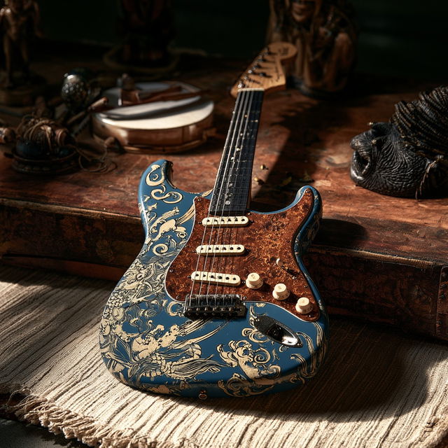 Ernie Ball style, Midjourney V8.2, render 4 of 4