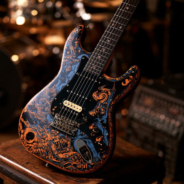 Ernie Ball style, Midjourney V8.2, render 3 of 4