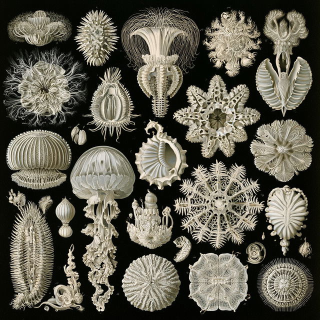 Ernst Haeckel style, Midjourney V8.2, render 4 of 4