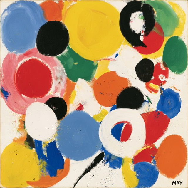 Ernst Wilhelm Nay style, Midjourney V8.2, render 2 of 4
