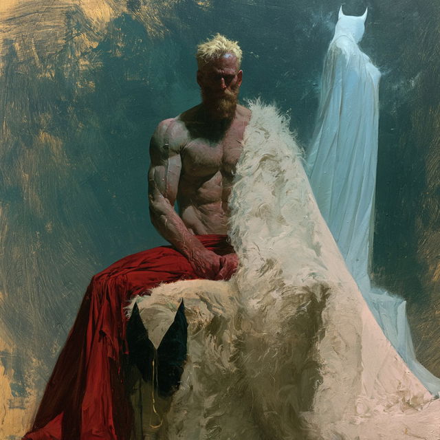 Esad Ribic style, Midjourney V8.2, render 3 of 4