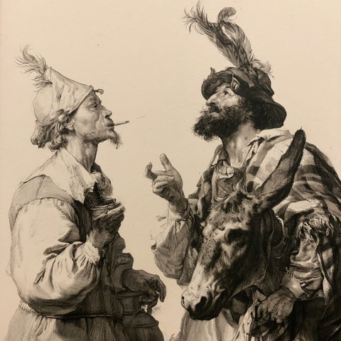 Esaias van de Velde style (Painters), Midjourney V8.2