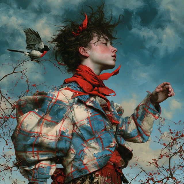 Esao Andrews style, Midjourney V8.2, render 3 of 4