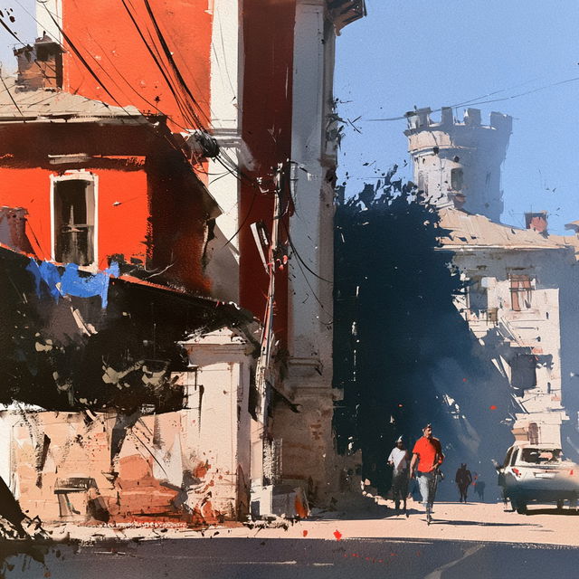 Eugen Chisnicean style, Midjourney V8.2, render 2 of 4