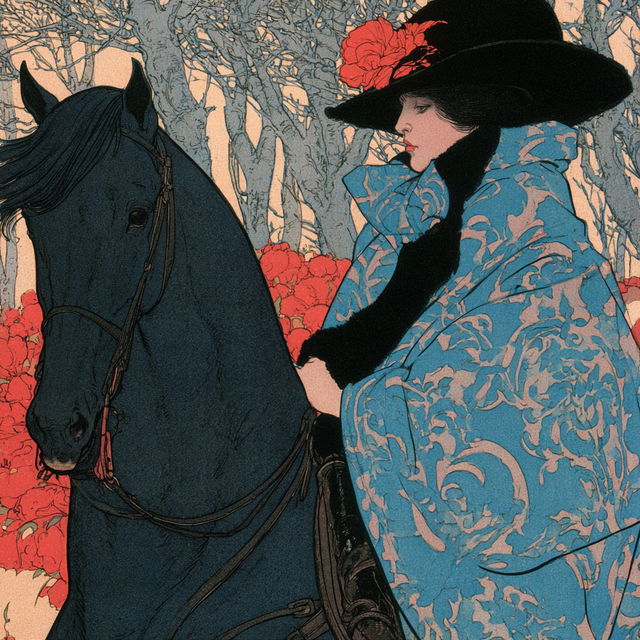 Eugene Grasset style, Midjourney V8.2, render 4 of 4