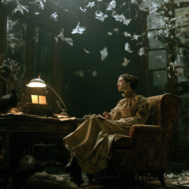 Eugenio Recuenco style, Midjourney V8.2, render 1 of 4