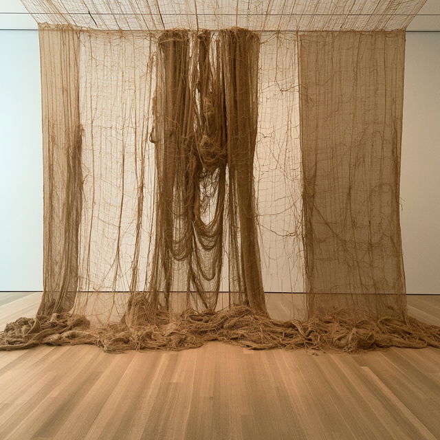 Eva Hesse style, Midjourney V8.2, render 2 of 4