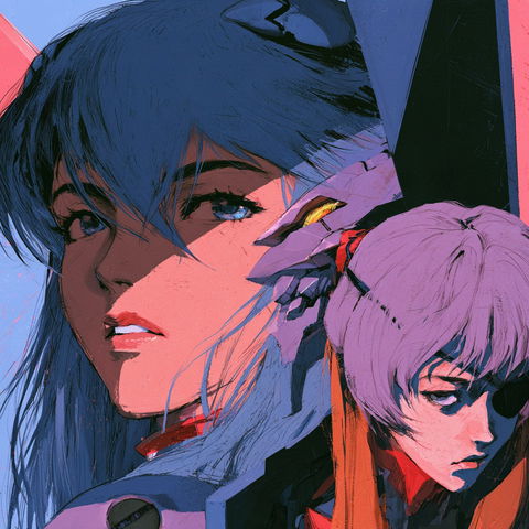 Evangelion style (Titles), Midjourney V8.2