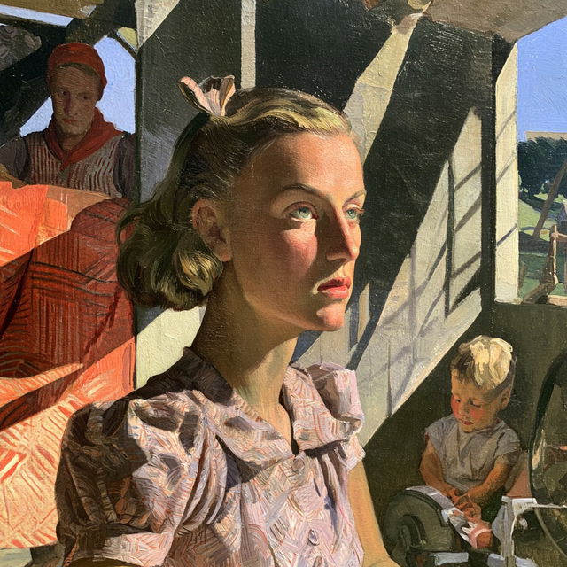 Evelyn Dunbar style, Midjourney V8.2, render 2 of 4
