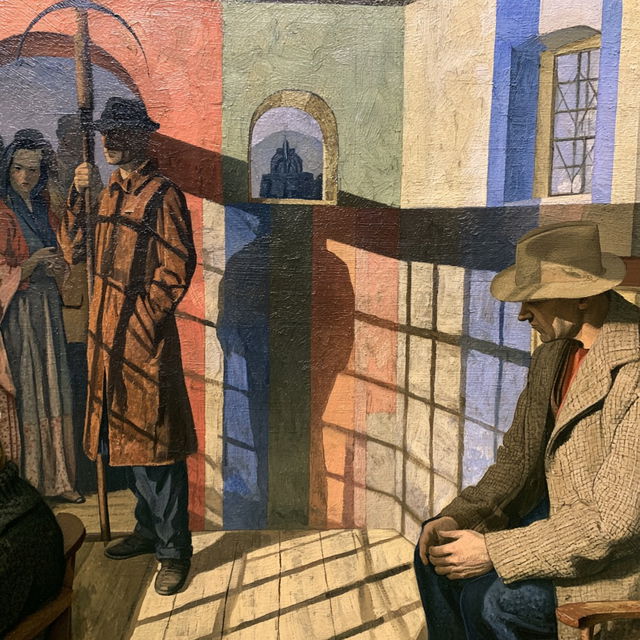Evelyn Dunbar style, Midjourney V8.2, render 4 of 4