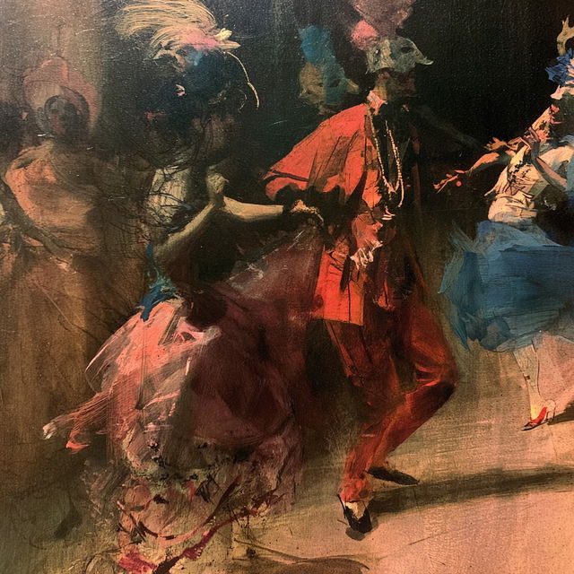 Everett Shinn style, Midjourney V8.2, render 4 of 4