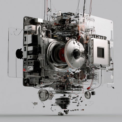 Exploded assembly style (Techniques), Midjourney V8.2