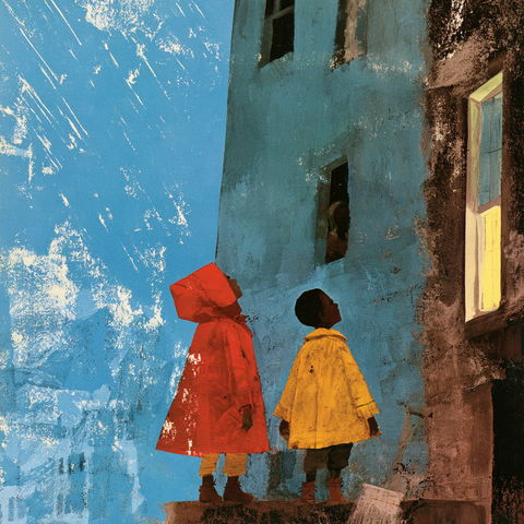 Ezra Jack Keats style (Illustrators), Midjourney V8.2