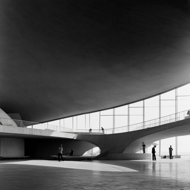 Ezra Stoller style, Midjourney V8.2, render 2 of 4