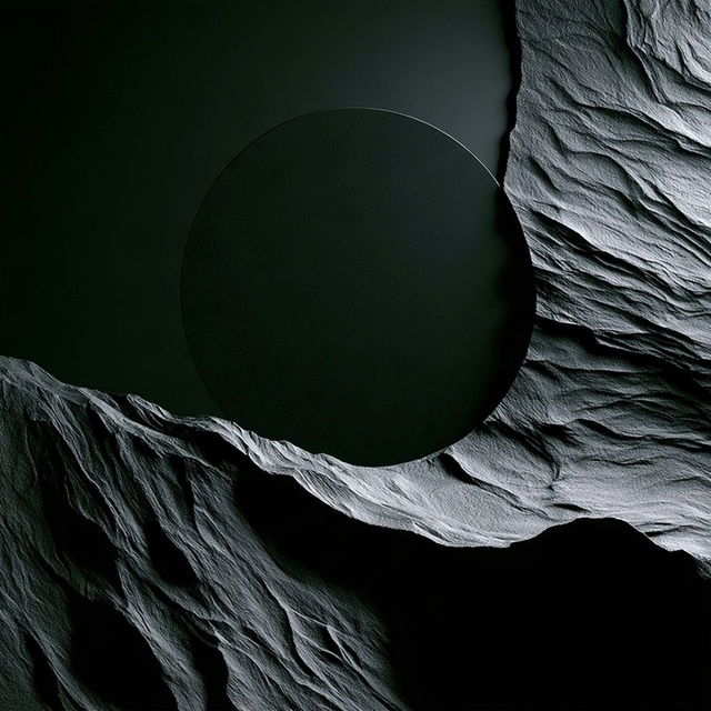Petroglyphic Brutalism style, Midjourney V8.2, render 2 of 4