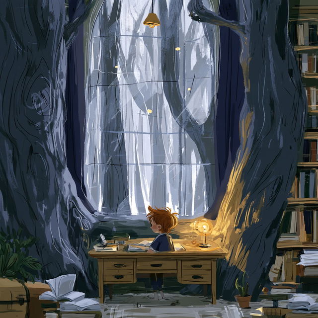 Valleygouache style, Midjourney V8.2, render 1 of 4