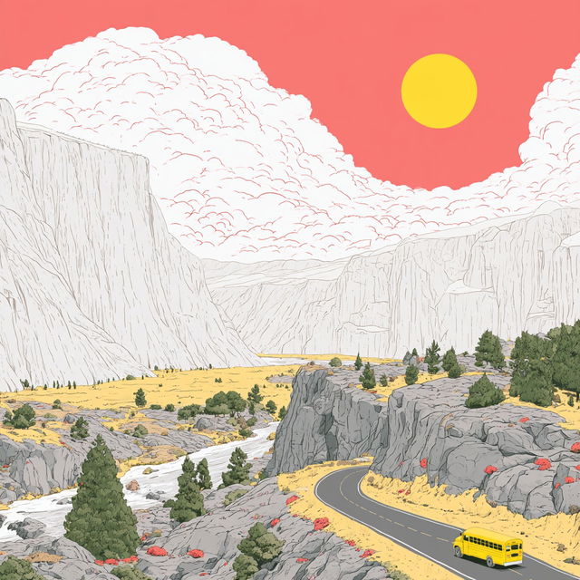 Mountainwarp style, Midjourney V8.2, render 3 of 4