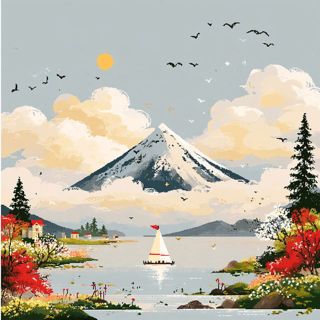 Pixelharbor style, Midjourney V8.2, render 1 of 4