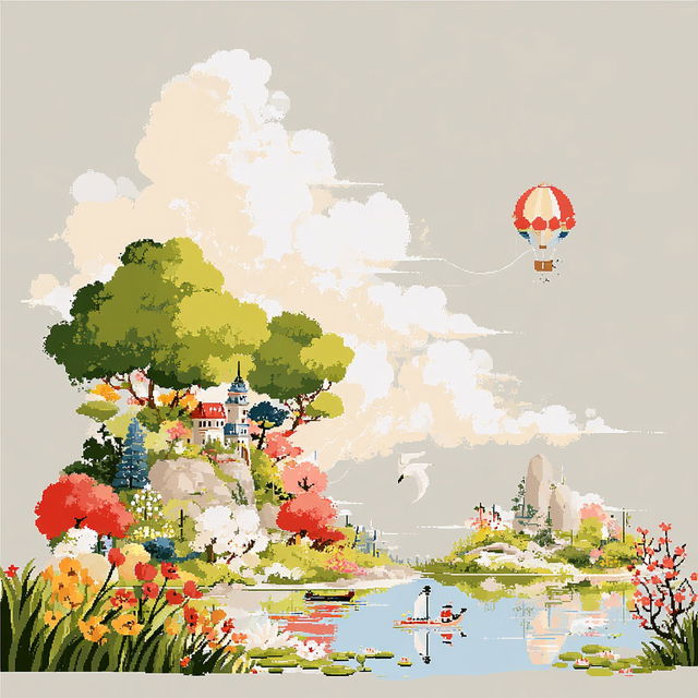Pixelharbor style, Midjourney V8.2, render 3 of 4