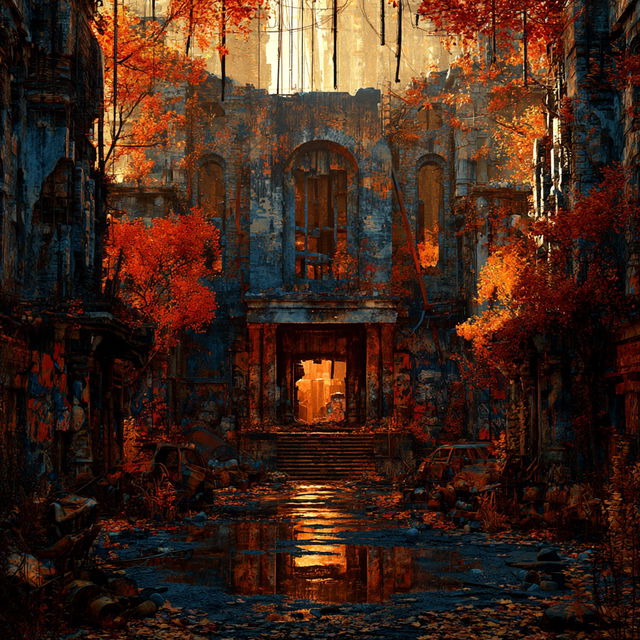 Ashen Paintcell Doctrine style, Midjourney V8.2, render 2 of 4