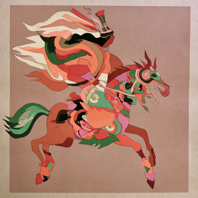 Flamebrocade style, Midjourney V8.2, render 4 of 4