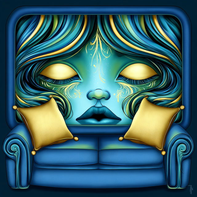 Chrysocobalt style, Midjourney V8.2, render 3 of 4