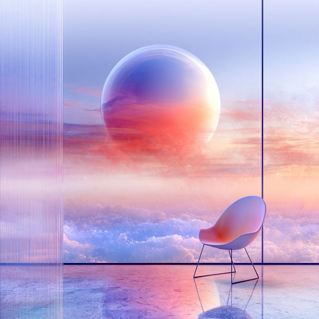 Lavender Mythoplastic style, Midjourney V8.2, render 4 of 4