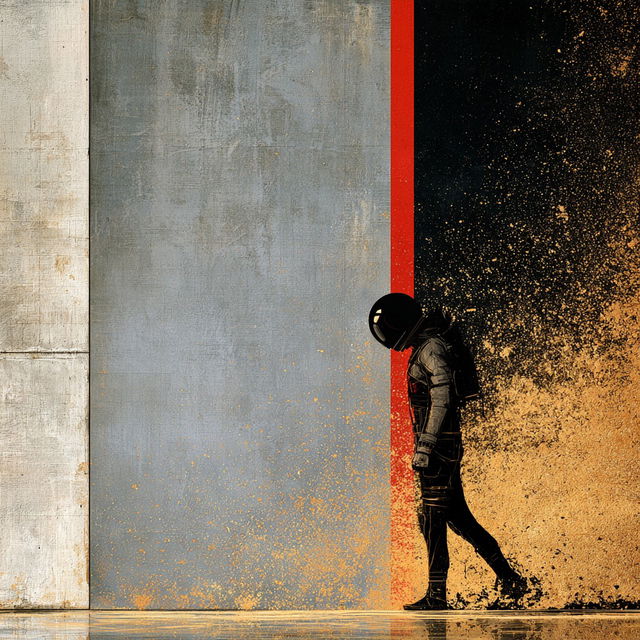 Plasterchromism style, Midjourney V8.2, render 1 of 4
