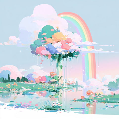 Pastelarchipelago style (SREF codes), Midjourney V8.2