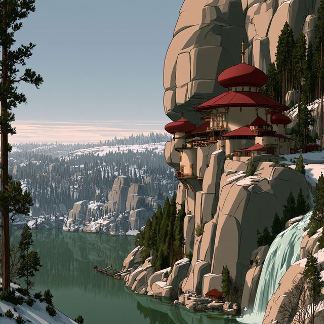 The Brass Lantern Exchange style, Midjourney V8.2, render 4 of 4