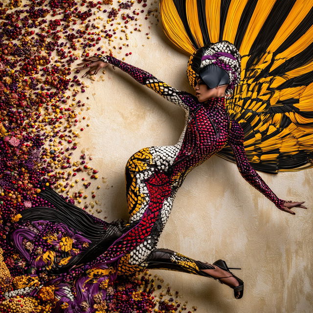 Chronobrocade style, Midjourney V8.2, render 4 of 4