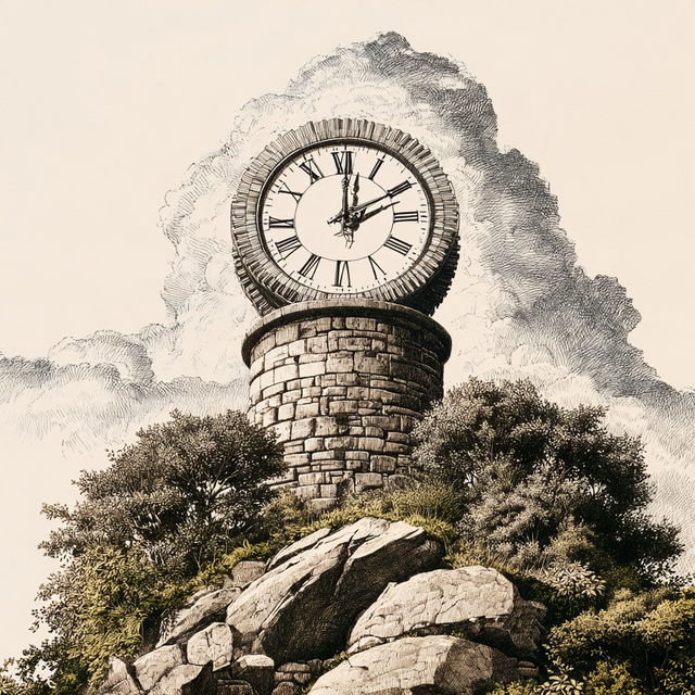 Crossstitch Monumentals style, Midjourney V8.2, render 4 of 4