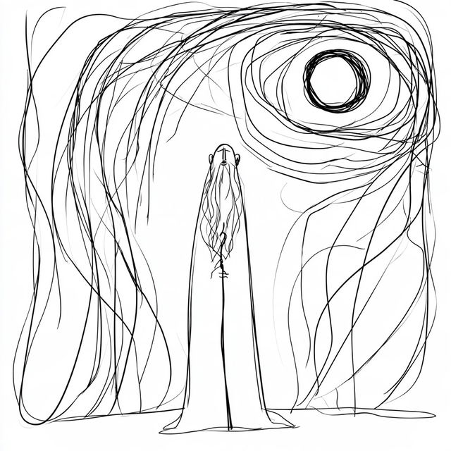 Ink Compass style, Midjourney V8.2, render 3 of 4