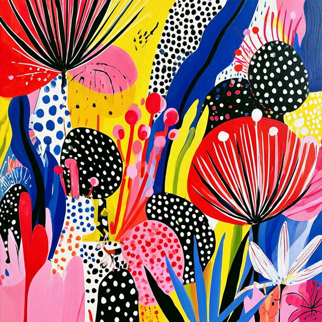 Polkadot Prima Donna style, Midjourney V8.2, render 4 of 4