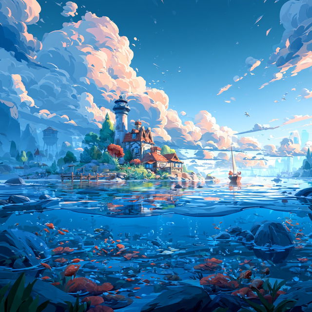 Cloudglaze Storyware style, Midjourney V8.2, render 3 of 4