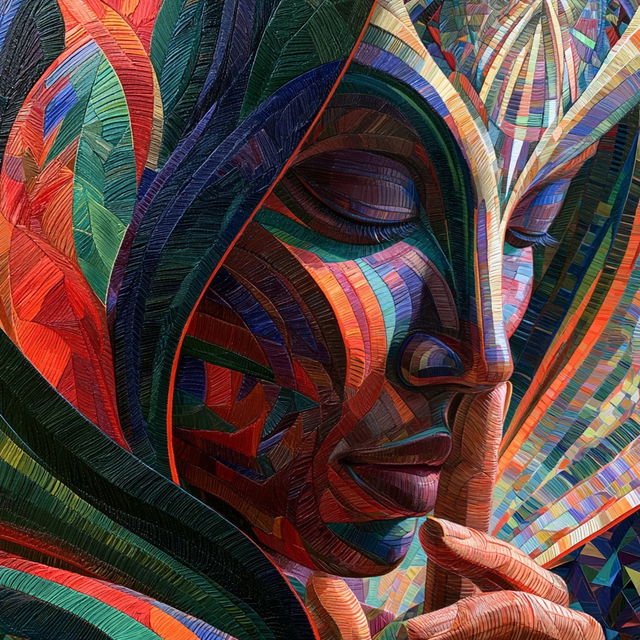 Bandwork Fauve Rail style, Midjourney V8.2, render 4 of 4