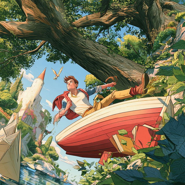 Red Cape Stitchwork style, Midjourney V8.2, render 1 of 4