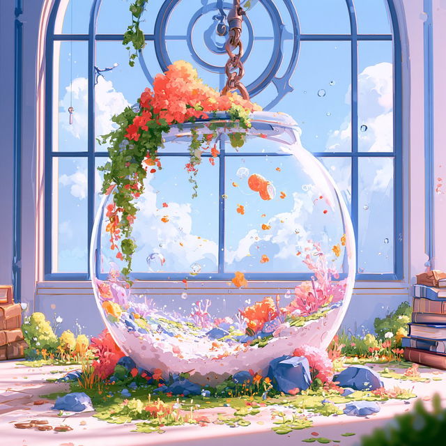 Petal Vat style, Midjourney V8.2, render 3 of 4