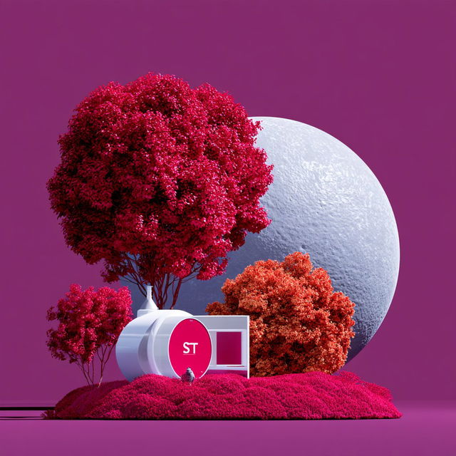 Chromadioramism style, Midjourney V8.2, render 3 of 4