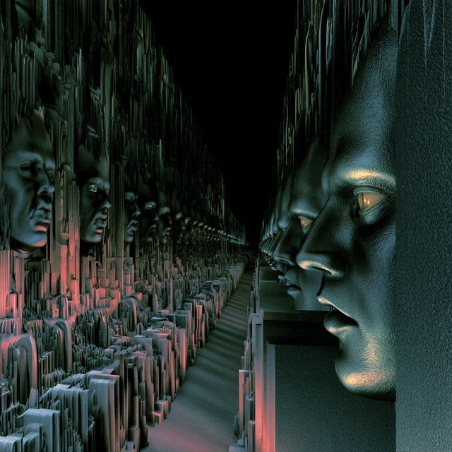 Cyclopean Scarabism style, Midjourney V8.2, render 2 of 4