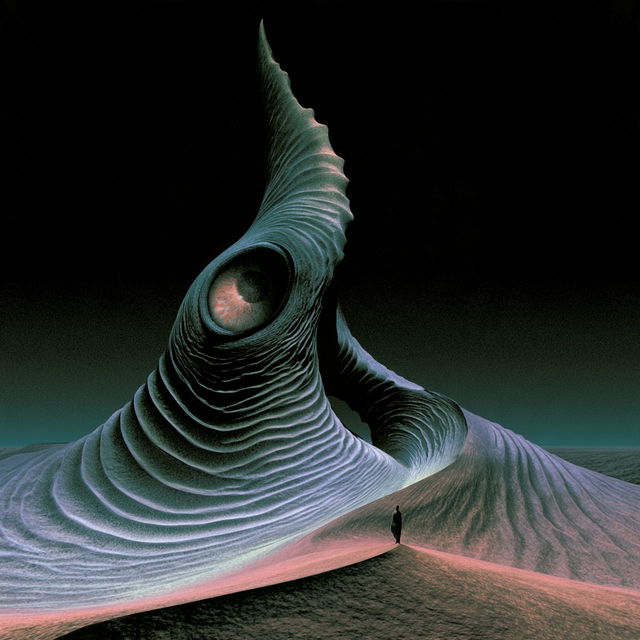 Cyclopean Scarabism style, Midjourney V8.2, render 4 of 4