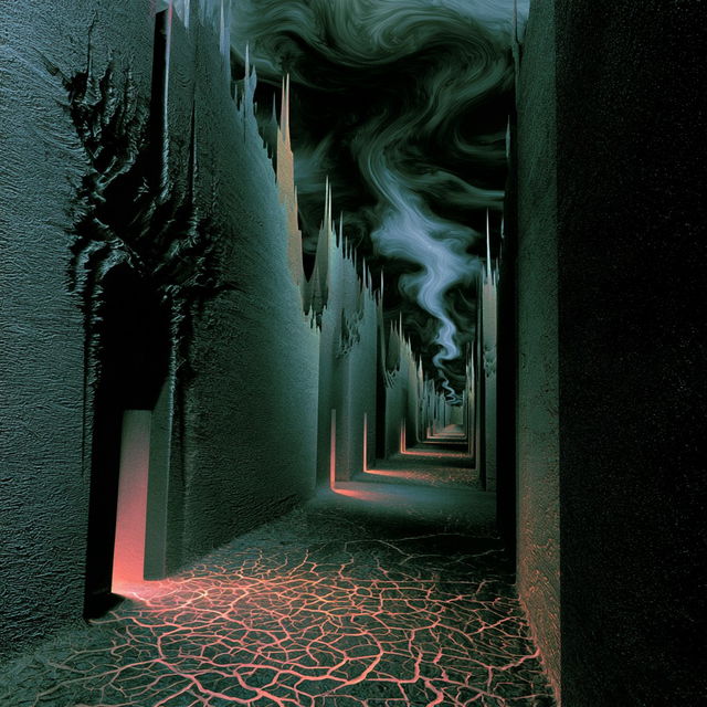 Cyclopean Scarabism style, Midjourney V8.2, render 3 of 4