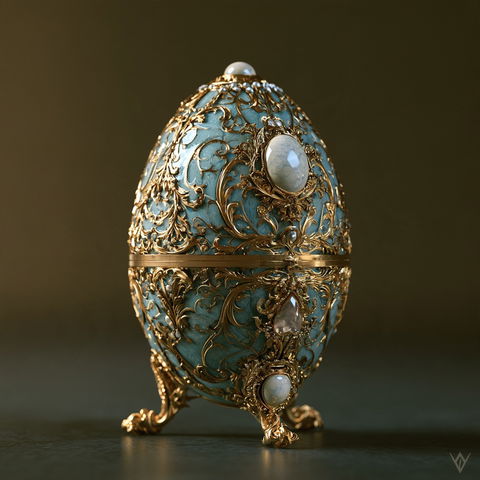Faberge egg style (Techniques), Midjourney V8.2