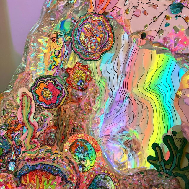 Resinarabesque style, Midjourney V8.2, render 3 of 4