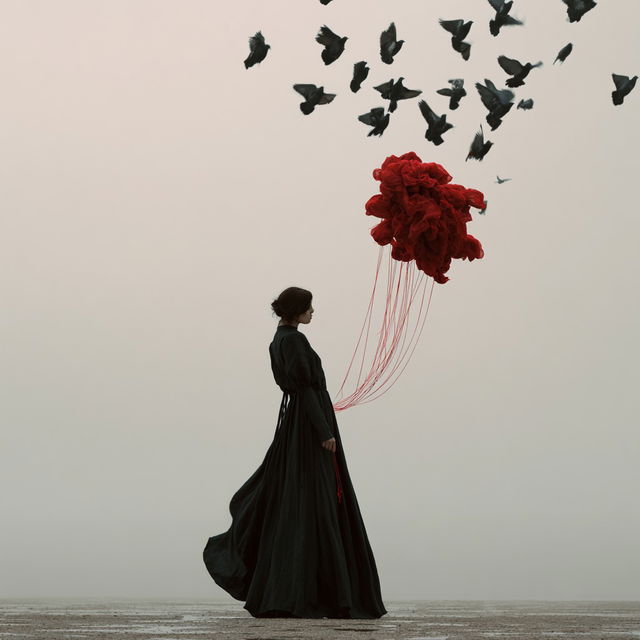Fabienne Rivory style, Midjourney V8.2, render 1 of 4