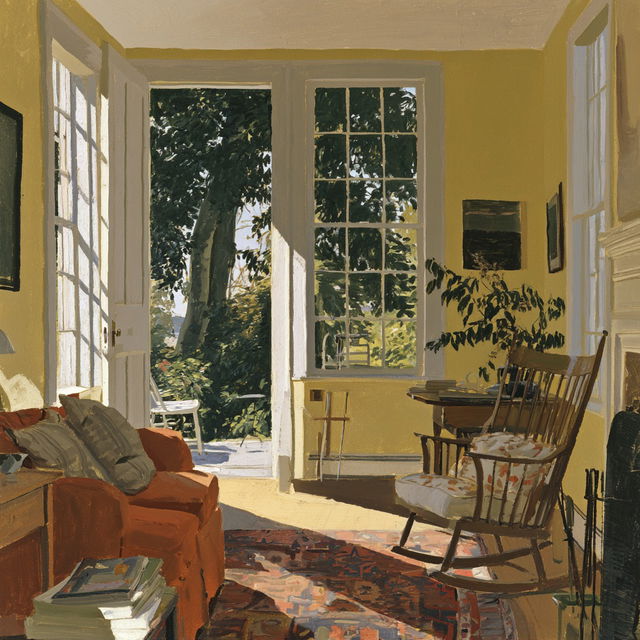 Fairfield Porter style, Midjourney V8.2, render 4 of 4